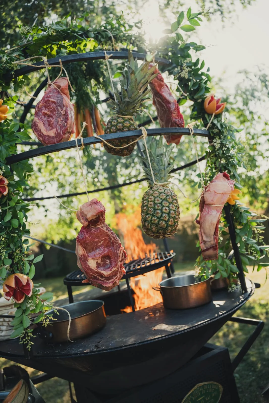 Brasero haut de gamme avec cloches et épées Lobster's