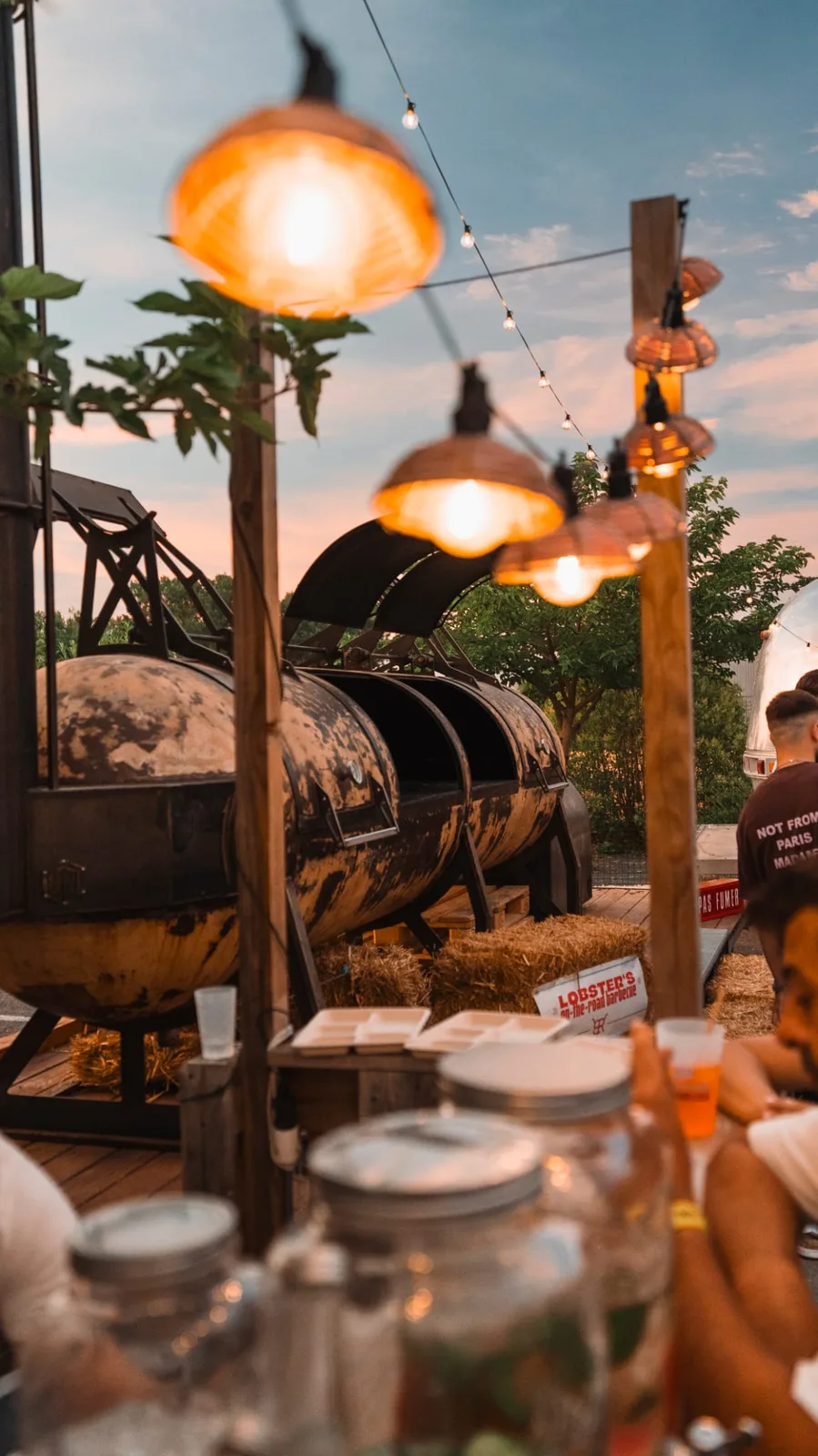 Barbecue Smoker Texas — combo Dodge Ram + barbecue 1000 gallons